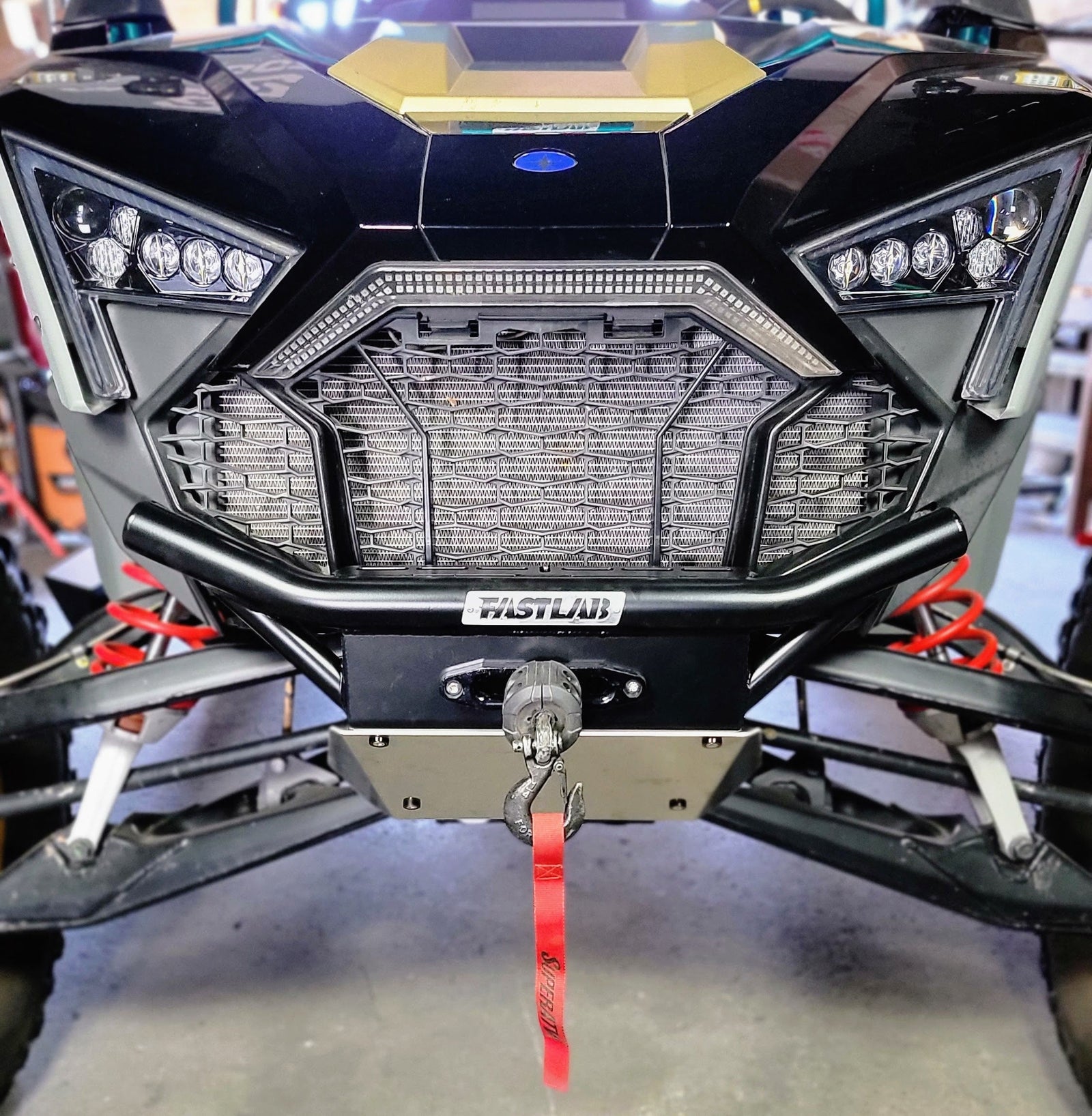 Fastlab Winch Bumper for Polaris RZR Pro R / Turbo R-RZR Protection-FastLab UTV-Black-No winch-Black Market UTV