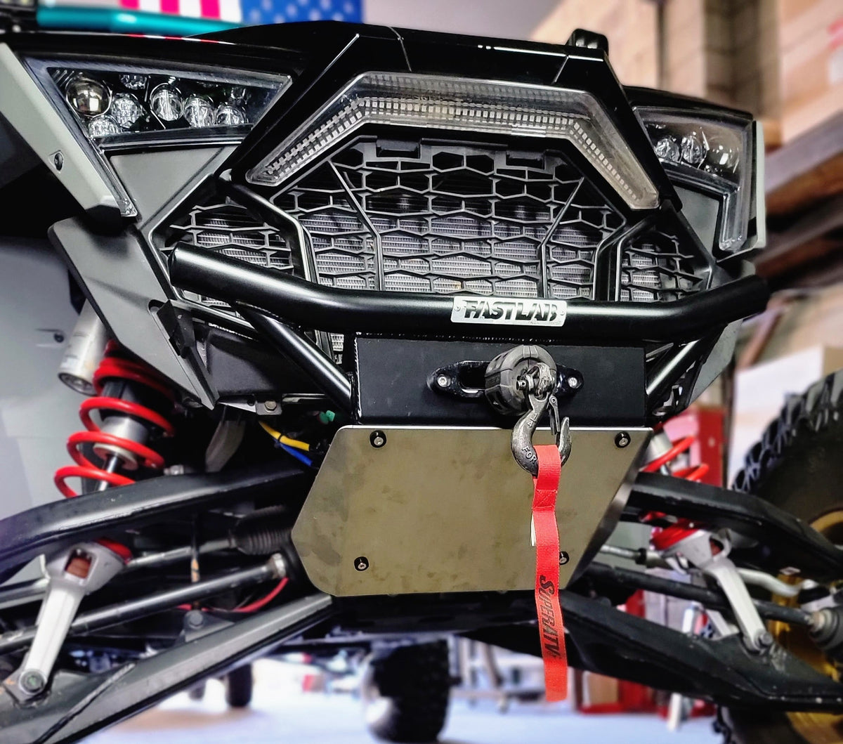 Fastlab Winch Bumper for Polaris RZR Pro R / Turbo R-RZR Protection-FastLab UTV-Black-No winch-Black Market UTV