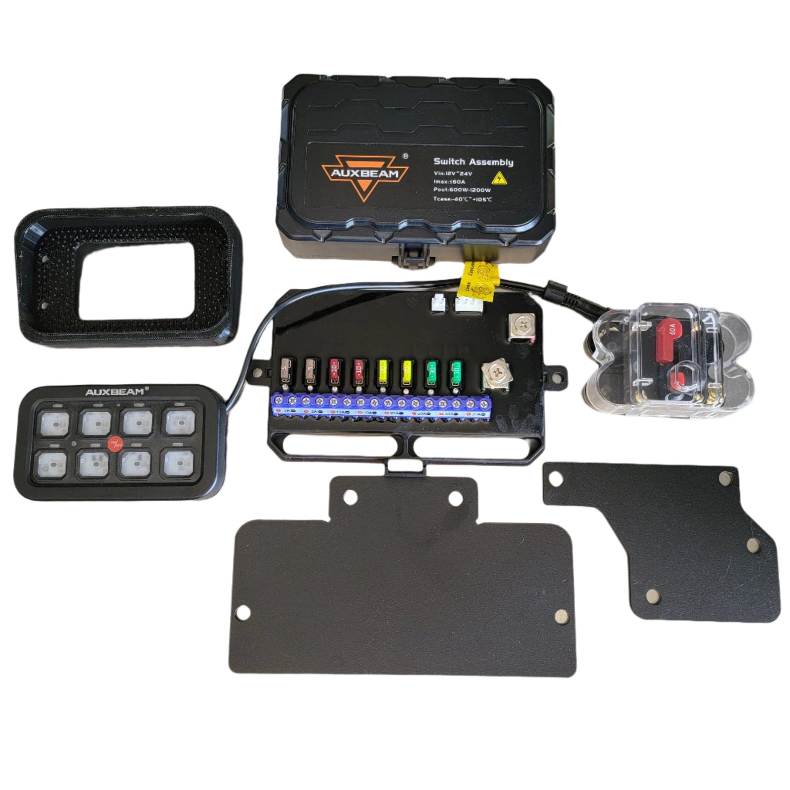 Can-Am Maverick R Auxbeam AR-800 Switch Panel Complete Installation Kit by Fastlab-ELECTRICAL-FastLab UTV-Complete Kit-Black Market UTV