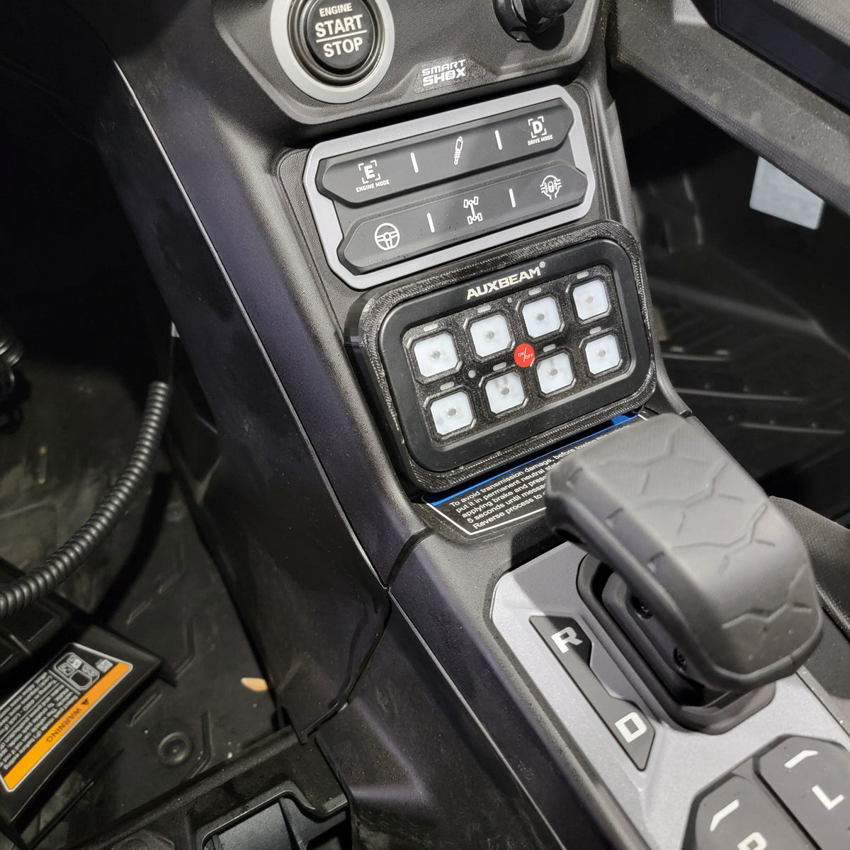 Can-Am Maverick R Auxbeam AR-800 Switch Panel Complete Installation Kit by Fastlab-ELECTRICAL-FastLab UTV-Complete Kit-Black Market UTV