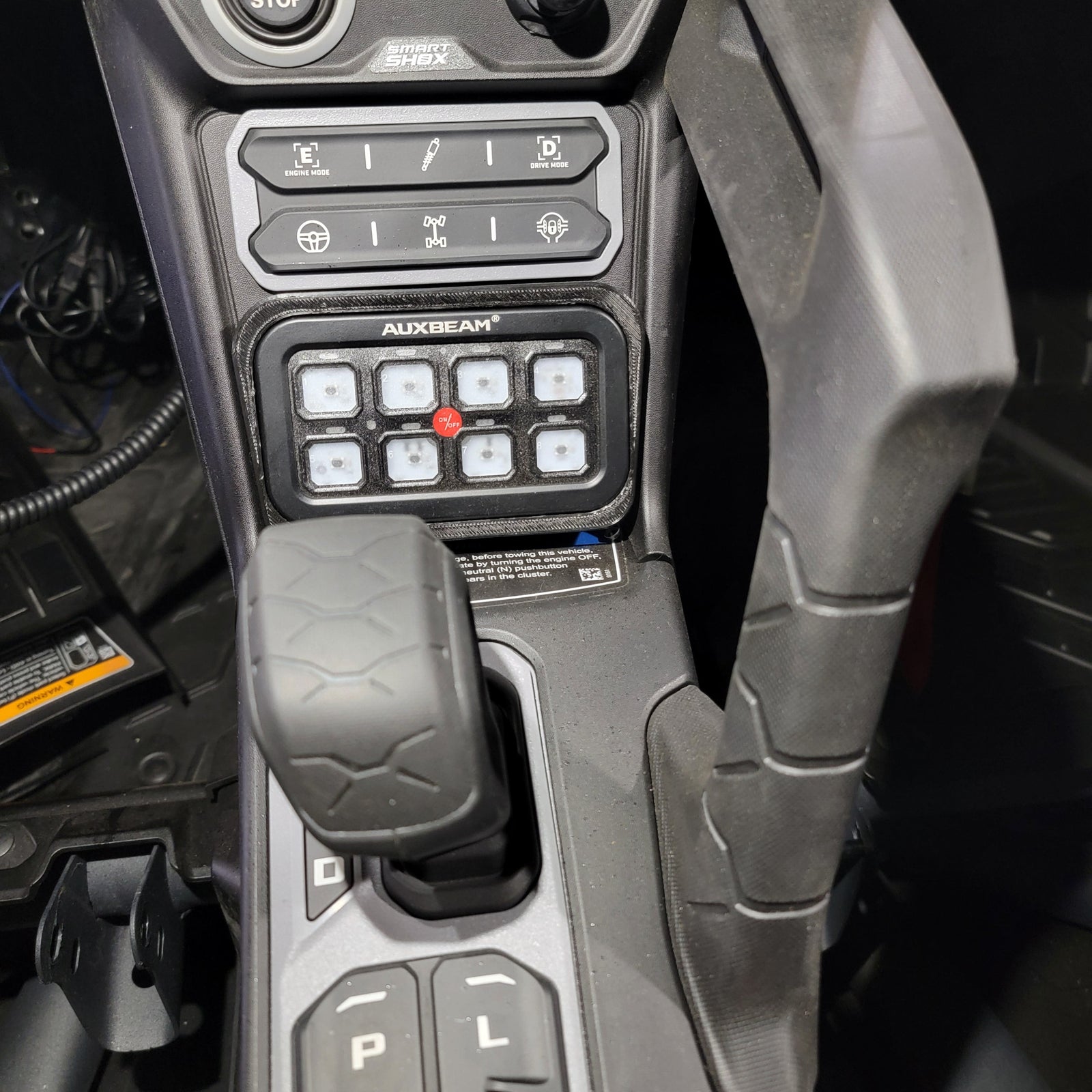 Can-Am Maverick R Auxbeam AR-800 Switch Panel Complete Installation Kit by Fastlab-ELECTRICAL-FastLab UTV-Complete Kit-Black Market UTV