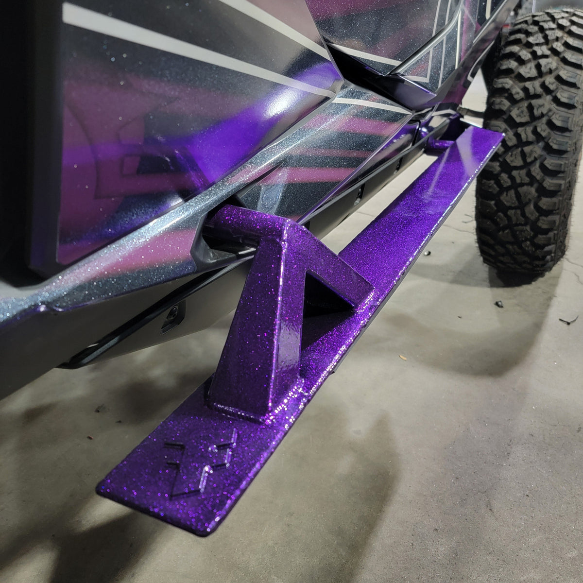 Can-Am Maverick R 2-Seat Rock Slider Steps-FastLab UTV-Black-Black Market UTV