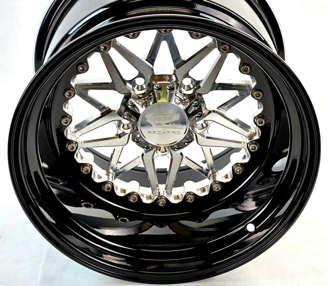 Impact 2.0 - FF Forged Silver RZR PRO R 5X4.5-Wheels-Packard Performance-15x7 | 5X4.5-YES-Black Market UTV