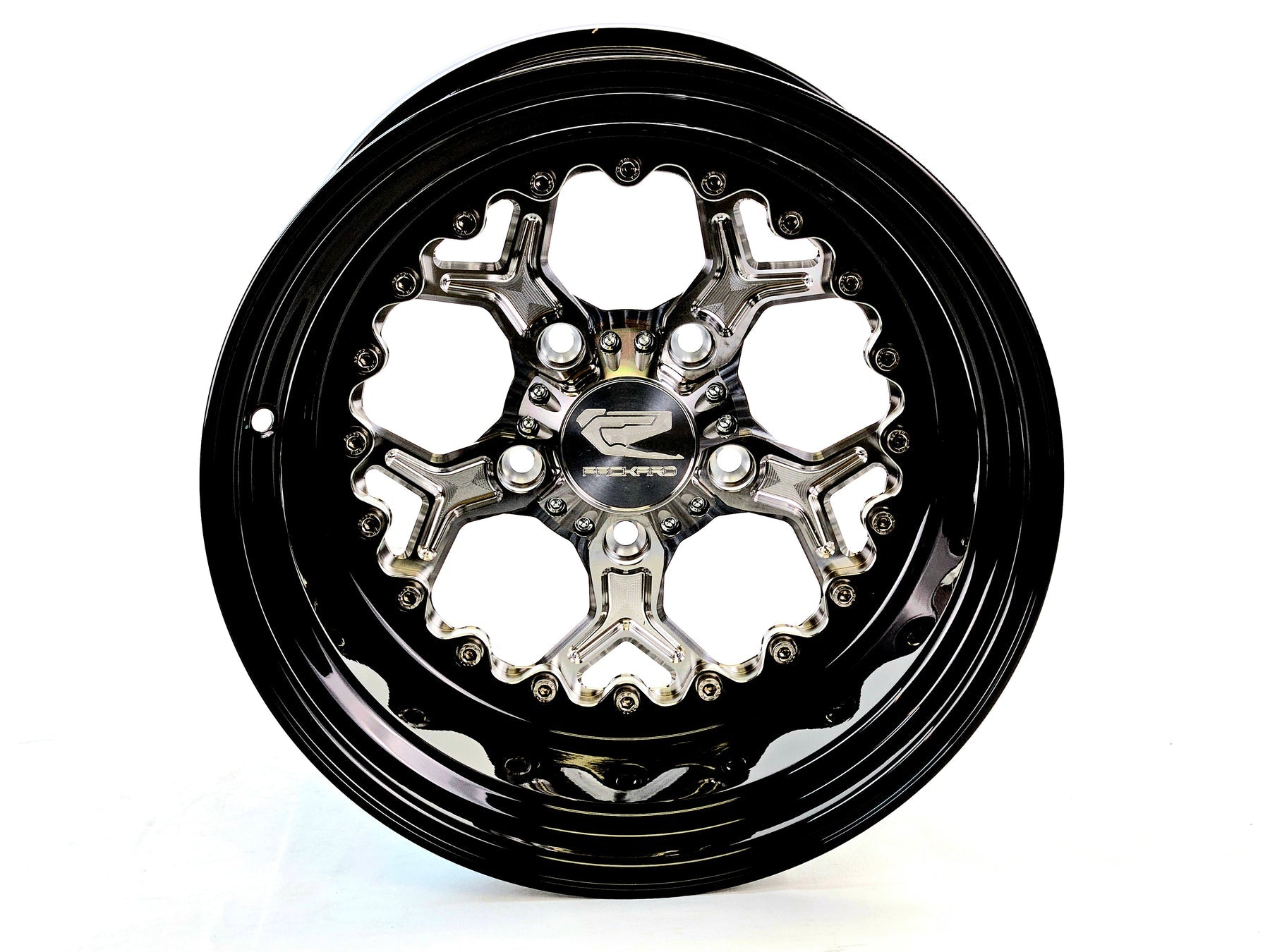 PRO 5 - FF Silver RZR PRO R 5X4.5 by Ultra-light-Wheels-Packard Performance-15x7 | 5X4.5-Black Market UTV