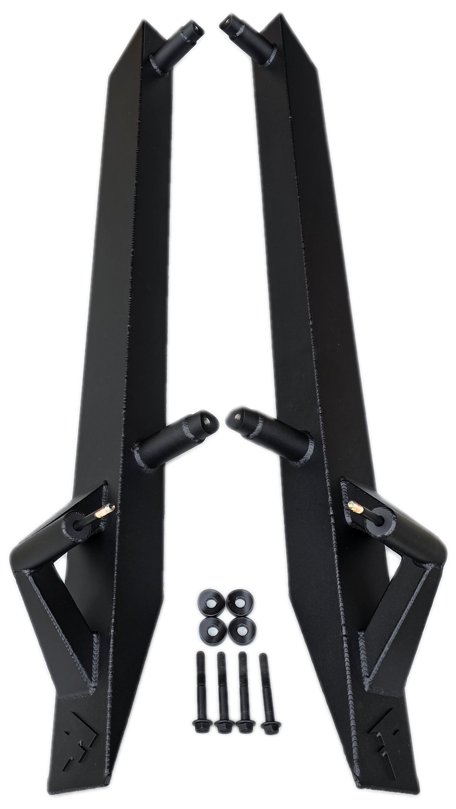 Can-Am Maverick R 2-Seat Rock Slider Steps-FastLab UTV-Black-Black Market UTV