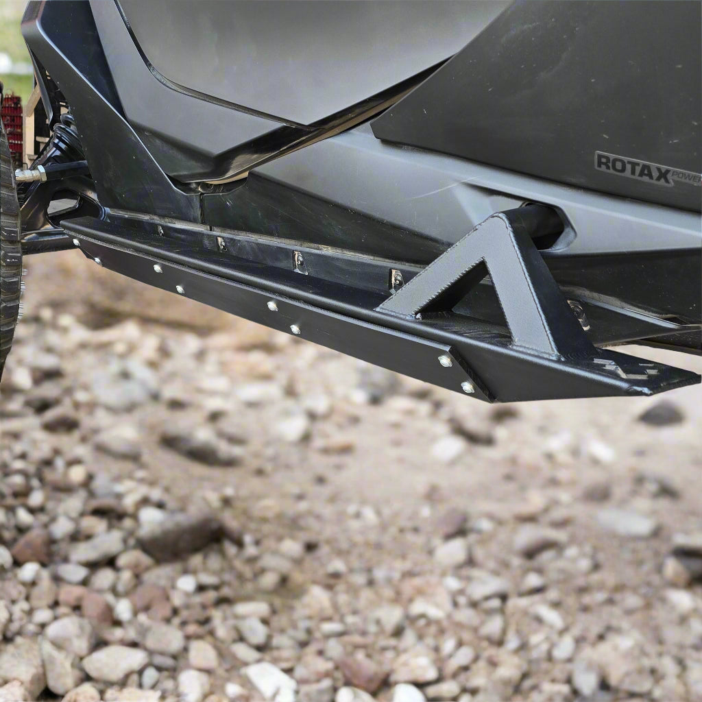 Can-Am Maverick R 2-Seat Rock Slider Steps-FastLab UTV-Black-Black Market UTV