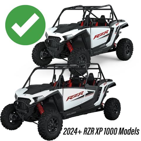 2024+ RZR XP Door Bags-Door Bags-Aces Racing-Front or 2 Seat Model-Black Market UTV