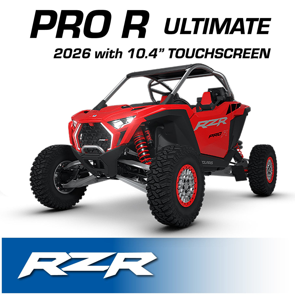 2026 Polaris RZR Pro R Ultimate – Complete Communication Kit with Bluetooth Intercom and 2-Way Radio (10.4" Touchscreen Models Only)