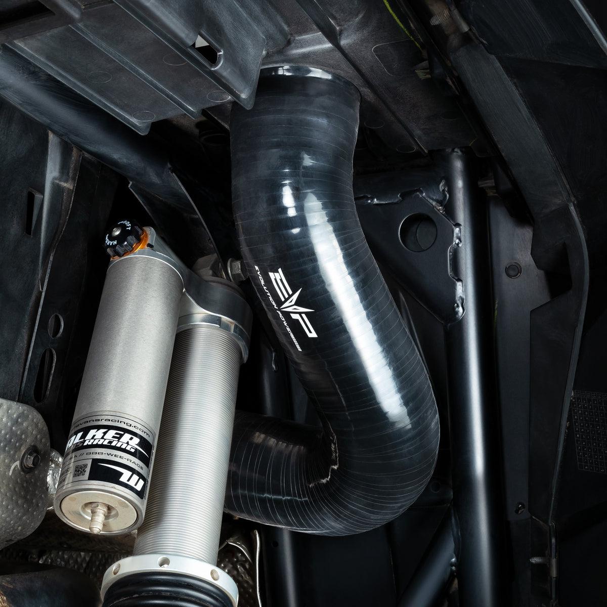 EVP Polaris RZR XP Turbo/S & XP 1000 V-Flow Silicone Intake Tube (Bed to Airbox)-Charge Tubes-EVP-Black Market UTV