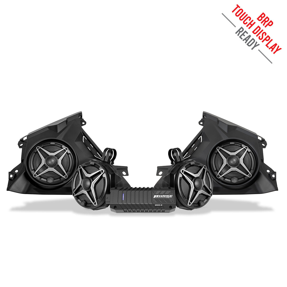 2024 Can-Am® Maverick R, Phase-2 A-Spec 800watt 4-Speaker System-Audio-SSV Works-Black Market UTV