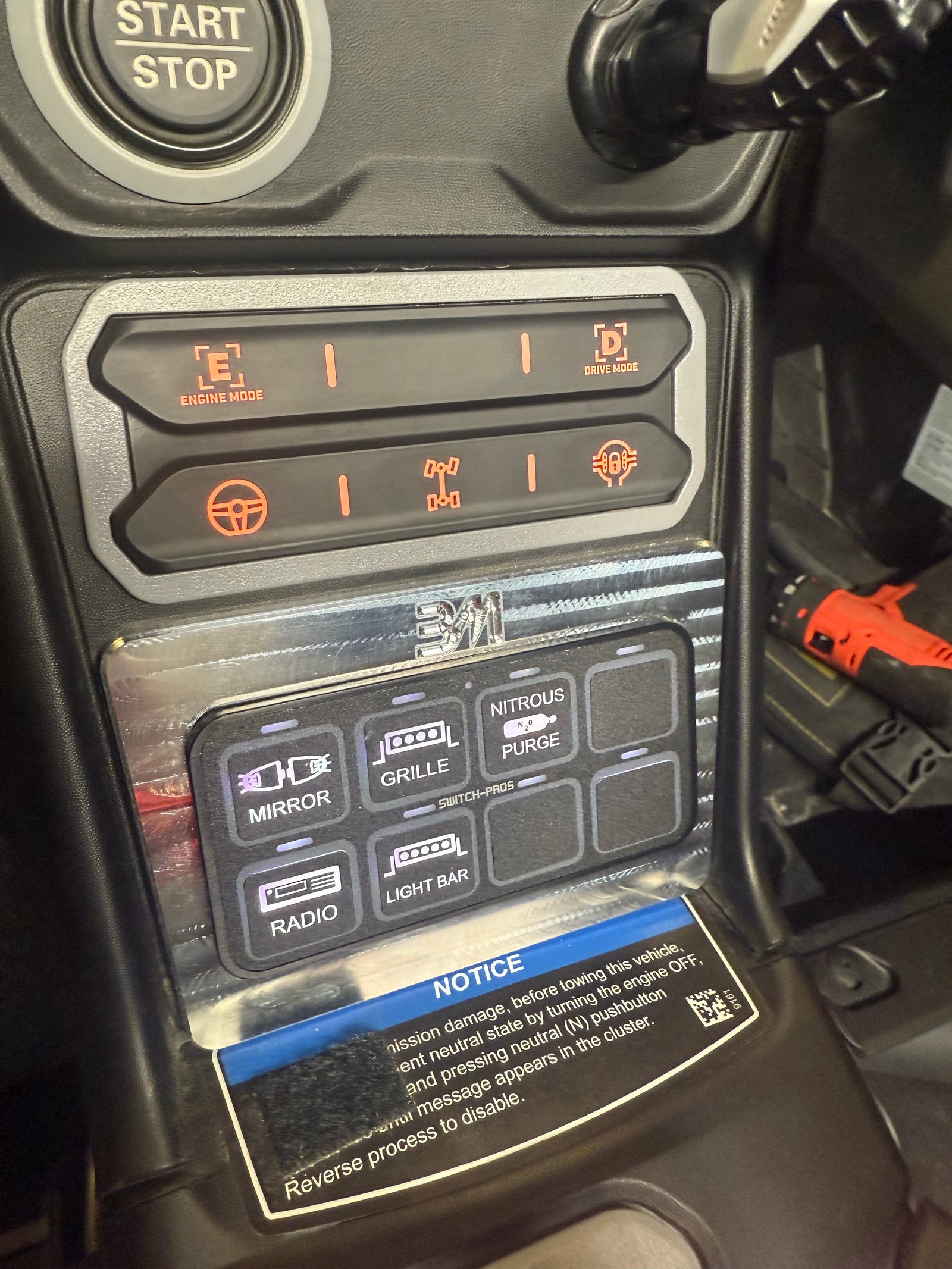 Maverick R Switch Pro (SP-9100) Mount-Black Market UTV-Plastic-Black Market UTV