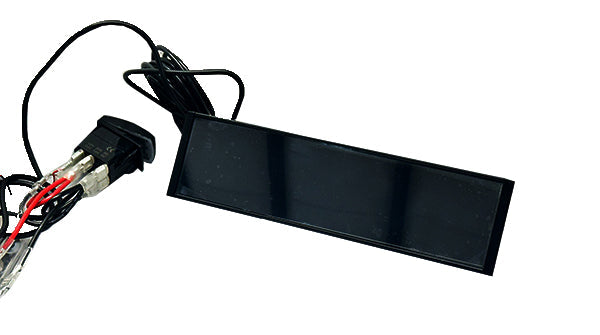 Treal Performance| Curved UTV Rear View Center Mirror w/ LED Light-LIGHTS-Treal Performance B2B-9"-Black Market UTV