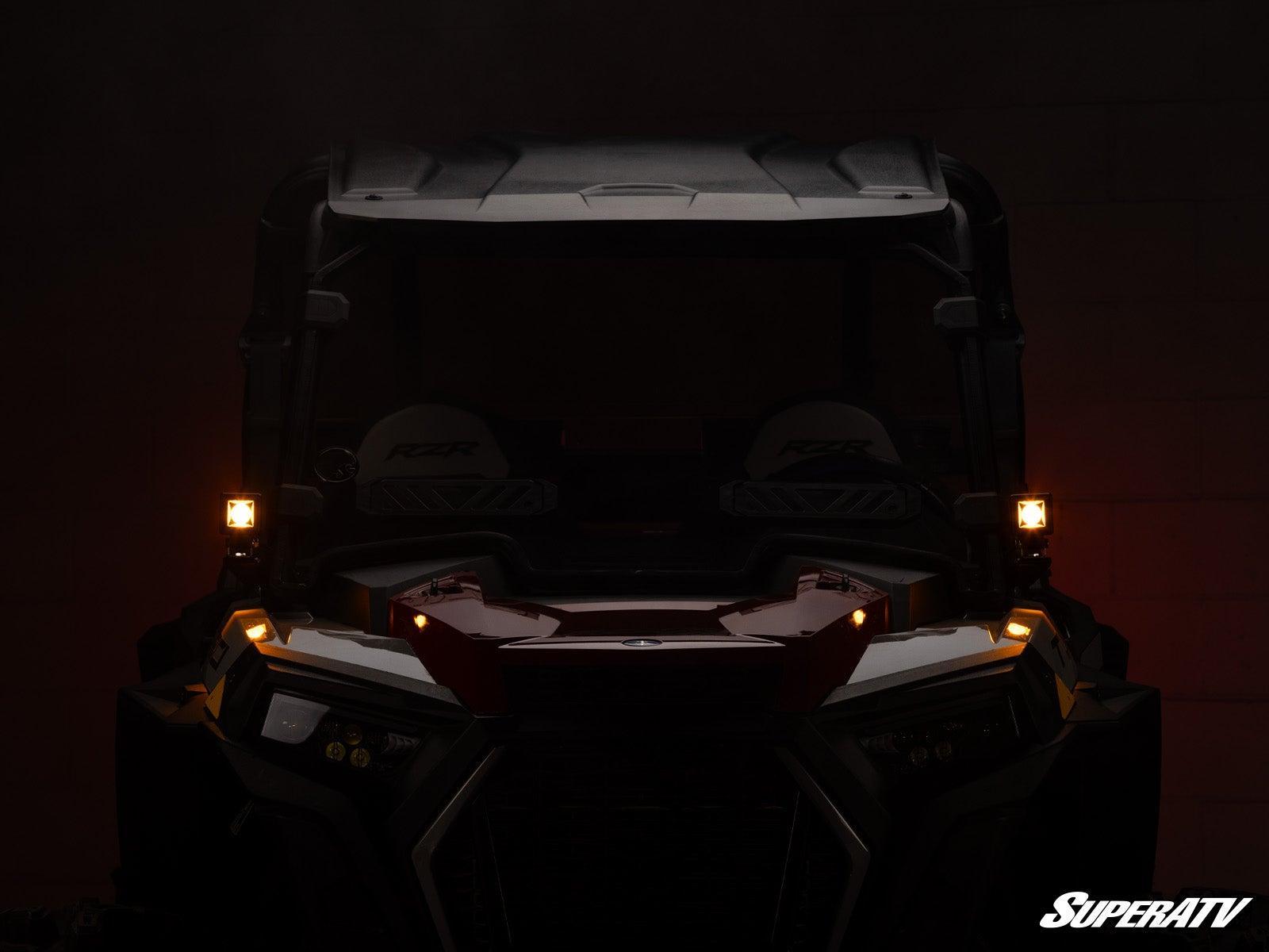 2" LED Cube Lights-Lighting Pods-Super ATV-1.75 inch Cage Mount (See Fitment)-Black Market UTV