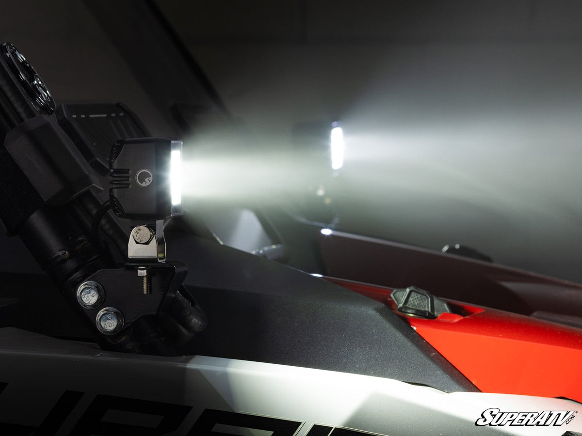 2&quot; LED Cube Lights-Lighting Pods-Super ATV-1.75 inch Cage Mount (See Fitment)-Black Market UTV
