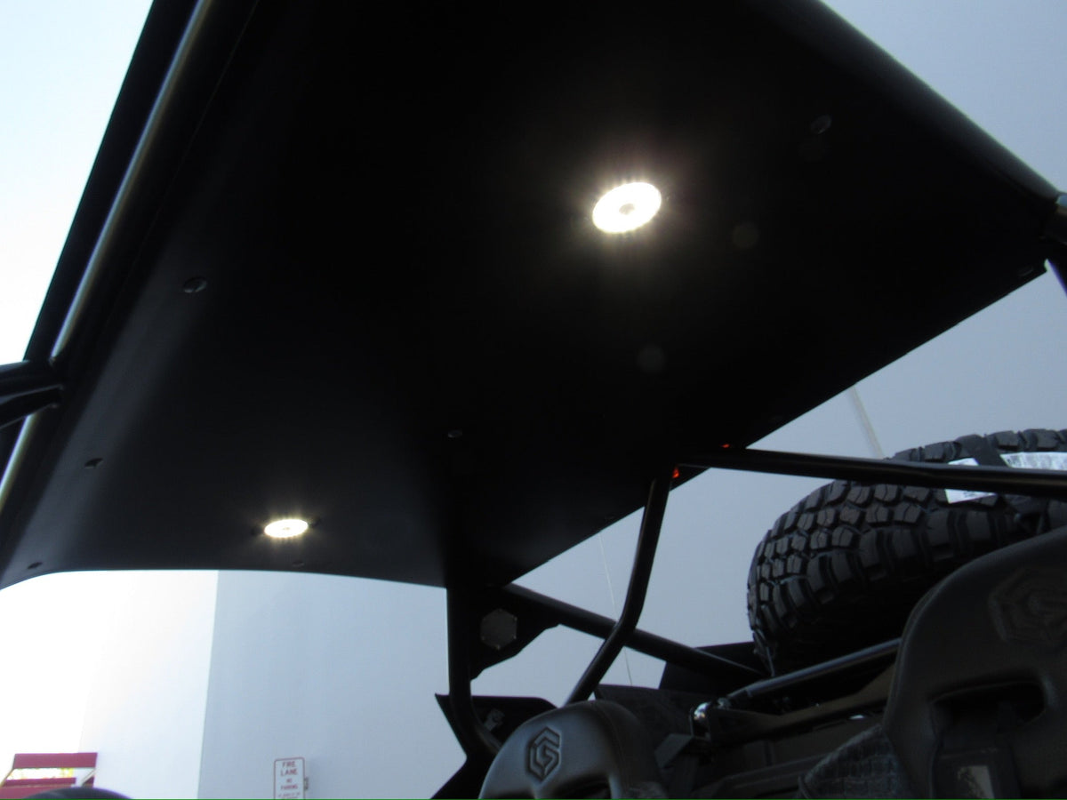 GEISER PERFORMANCE INNER ROOF SKIN AND REAR WING-Geiser Performance-2 SEAT PRO R-No Cuts-Black Market UTV