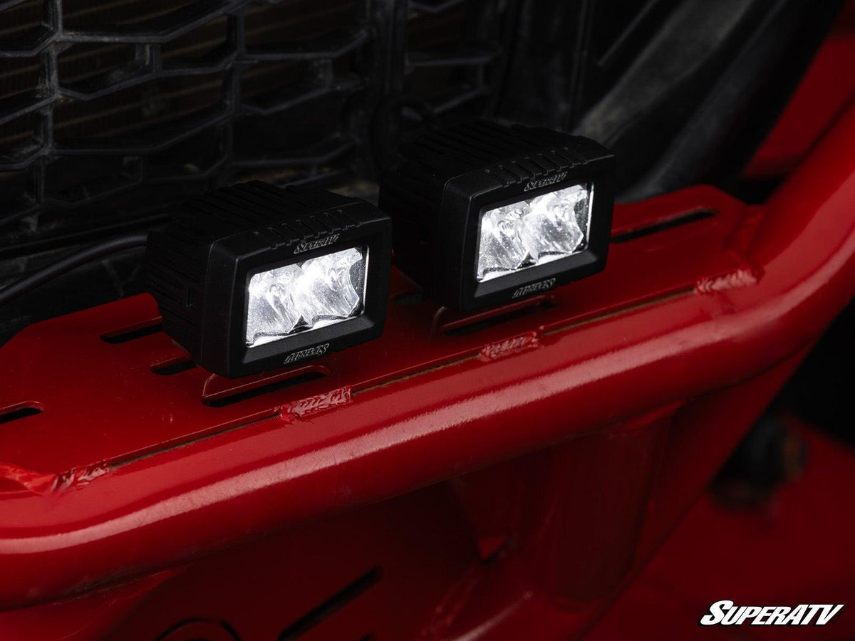 3&quot; x 1.5&quot; Single-Row LED Cube Lights-LED Light-Super ATV-1.75 inch Cage Mount (See Fitment)-Black Market UTV