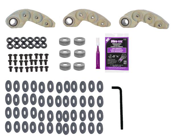 CP Series Clutch and HB Series Cam Arms-Clutch Weights-STM-50 Gram Base &quot;X&quot; Style Cam Arm # 1001391-3 Arm Set (with fasteners)-Capture Pin Bushings WCP Style Primary clutches 1001588 + $12 per arm-Black Market UTV