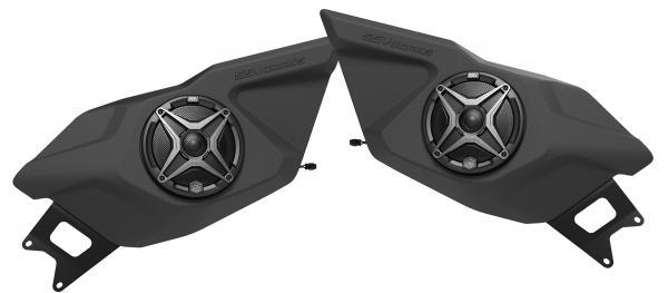 2020-2024 Polaris RZR Pro Front-Door 6.5in Speaker-Pods-Audio-SSV Works-Unloaded-Black Market UTV