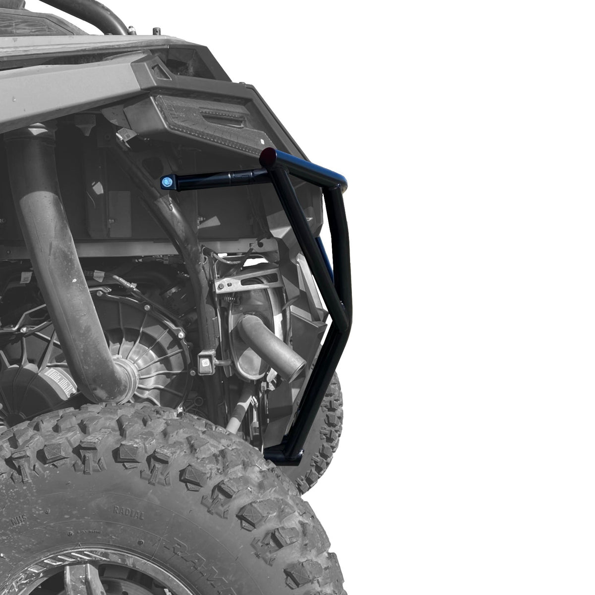 Polaris RZR Turbo R / Pro S Rear Bumper-Bumpers-Factory UTV-Black Market UTV