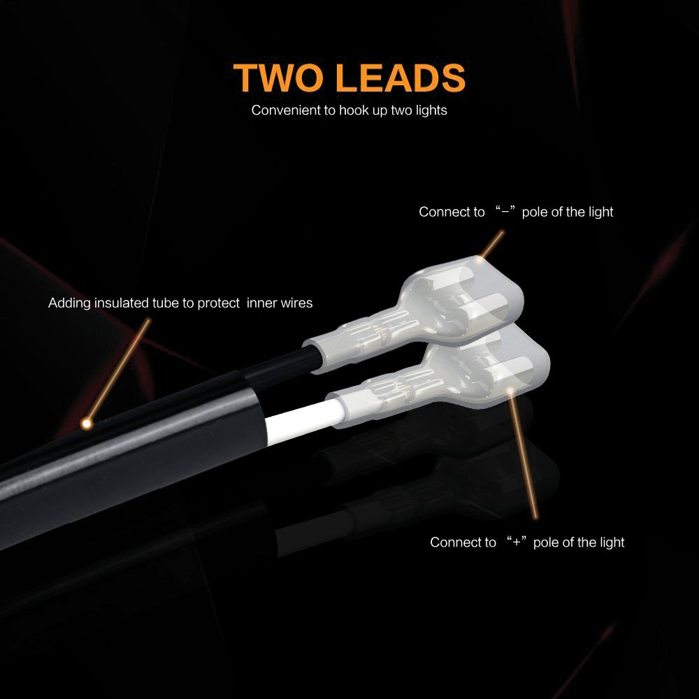LED Universal Wiring Harness Kit-Sector Seven-Black Market UTV