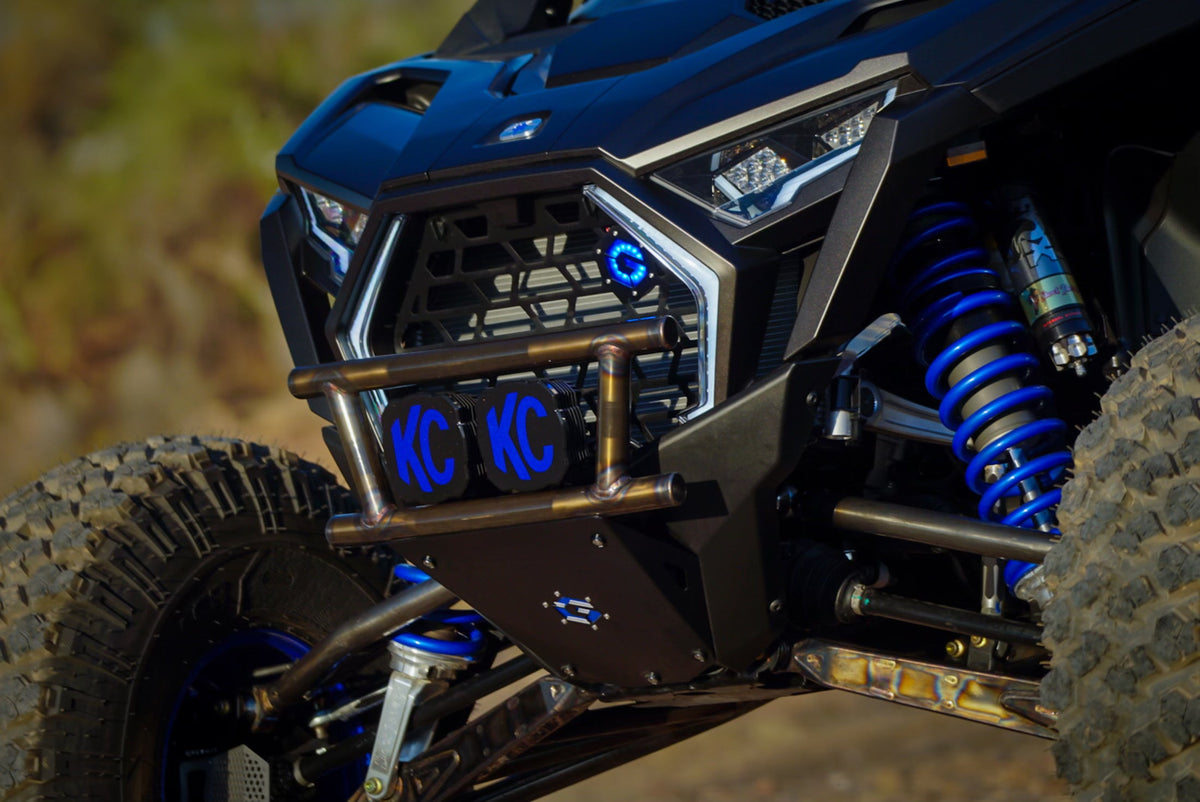 POLARIS RZR TURBO R & PRO R DOUBLE ROW BUMPER-Geiser Performance-Black-Black Market UTV