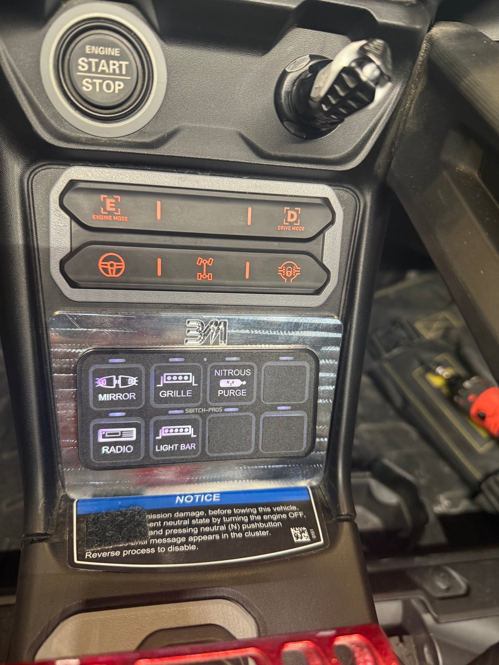 Maverick R Switch Pro (SP-9100) Mount-Black Market UTV-Plastic-Black Market UTV