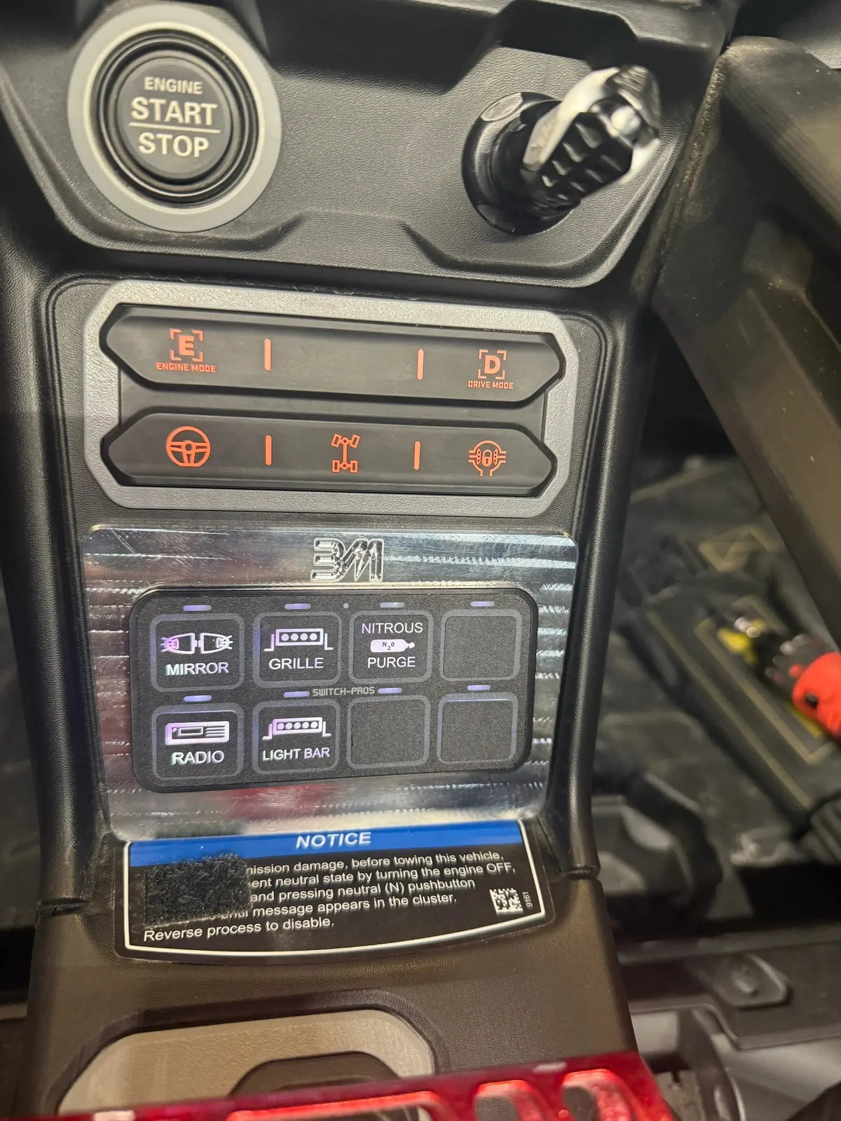 Maverick R Switch Pro (SP-9100) Mount-Black Market UTV Dealer-Plastic-No Switch-Pro SP9100-Black Market UTV