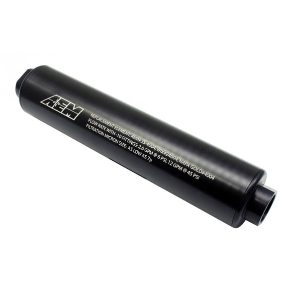 AEM UNIVERSAL HIGH VOLUME FUEL FILTER ELEMENT-High Flow Fuel Filter-AEM-Black Market UTV