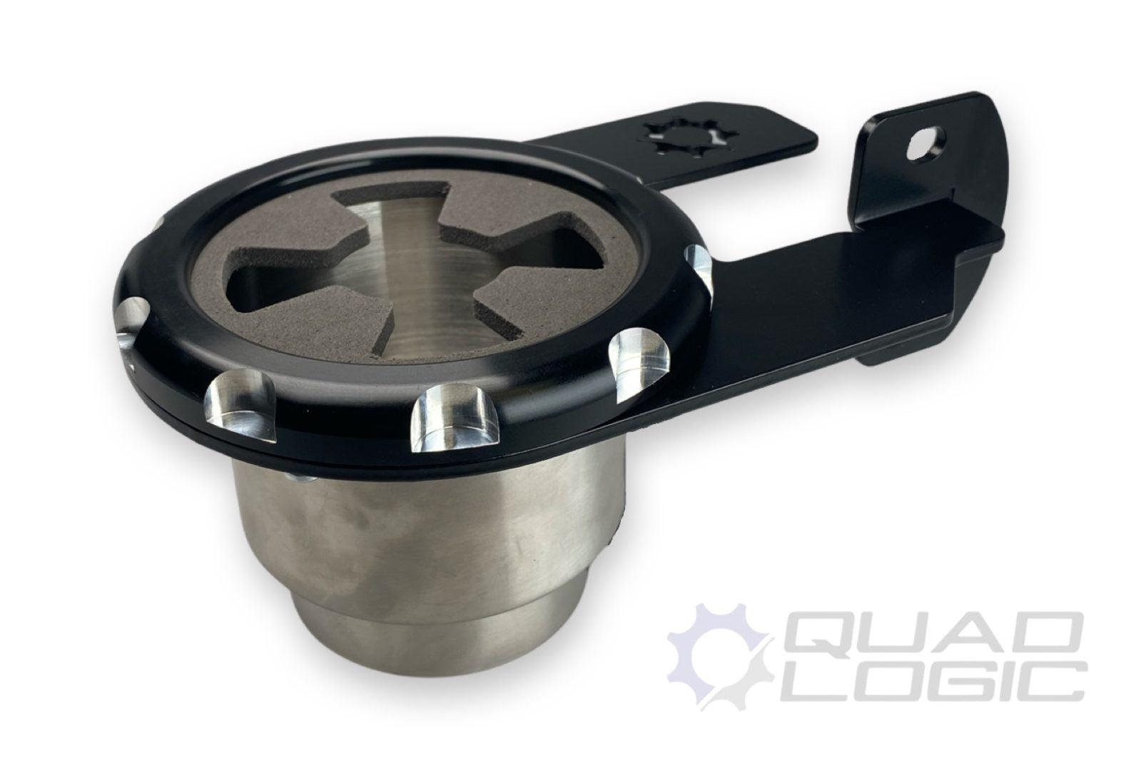 Can-Am Maverick X3 Turbo Bolt on Premium Cup Holder Kit-holder-Quad-Logic-Black Market UTV