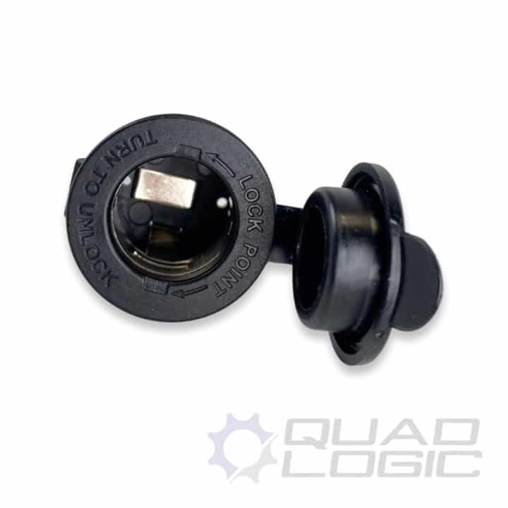Can-Am Maverick 12 Volt Socket Plug-Socket Plug-Quad-Logic-Black Market UTV