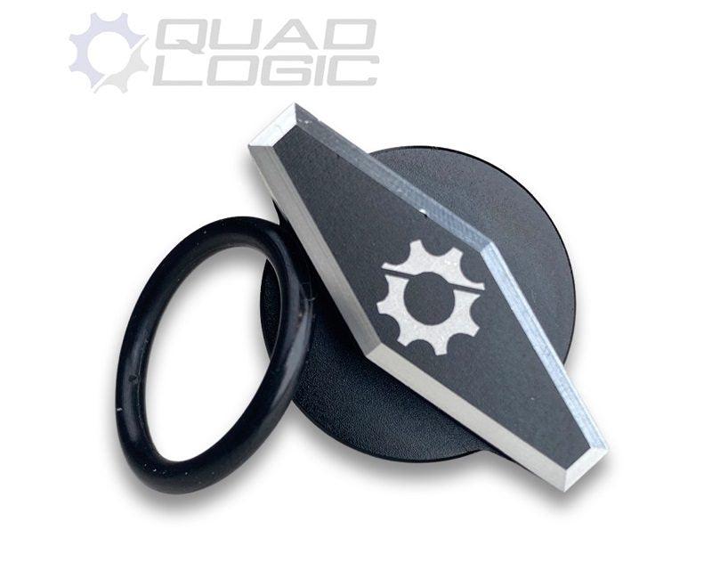 Can-Am Maverick Clutch Cover Billet Thumb Screw Drain Plug-Drain Plug-Quad-Logic-Black Market UTV