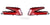 Can-Am Maverick X3 RED LED Tail Lights – PR-Tail Lights-Quad-Logic-Red-Black Market UTV