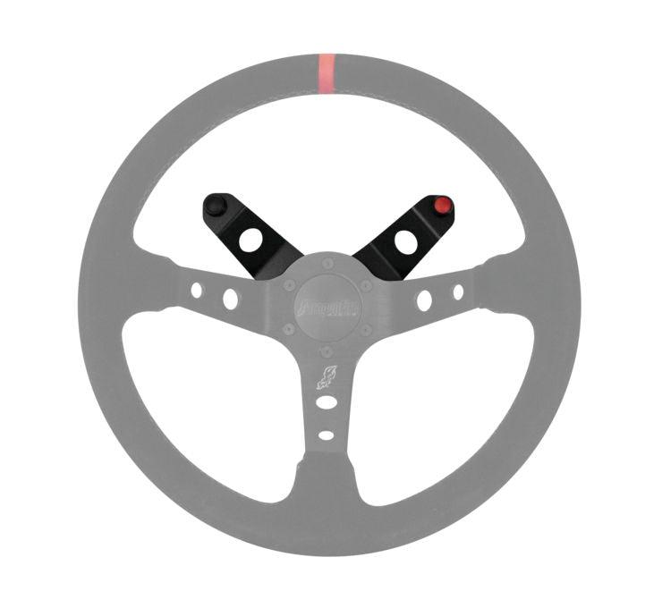 Dragonfire Racing - Steering Wheel Accessory Plate-Steering Wheel-Dragonfire Racing-Deep-Black Market UTV