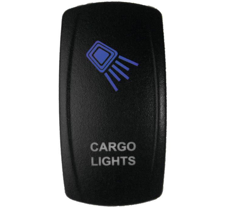LASER-ETCHED DUAL LED CARGO LIGHTS ON/OFF SWITCH-Switch-Dragonfire Racing-Blue-Black Market UTV