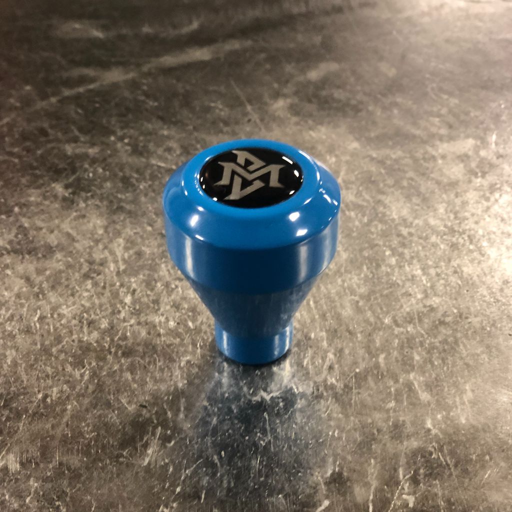 CAN AM SHIFTER KNOB-Shift Knob-Bent Metal Offroad-Intense Blue-Black Market UTV