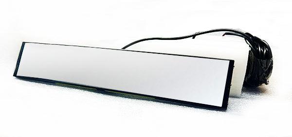 Treal Performance| Curved UTV Rear View Center Mirror w/ LED Light-LIGHTS-Treal Performance B2B-9&quot;-Black Market UTV