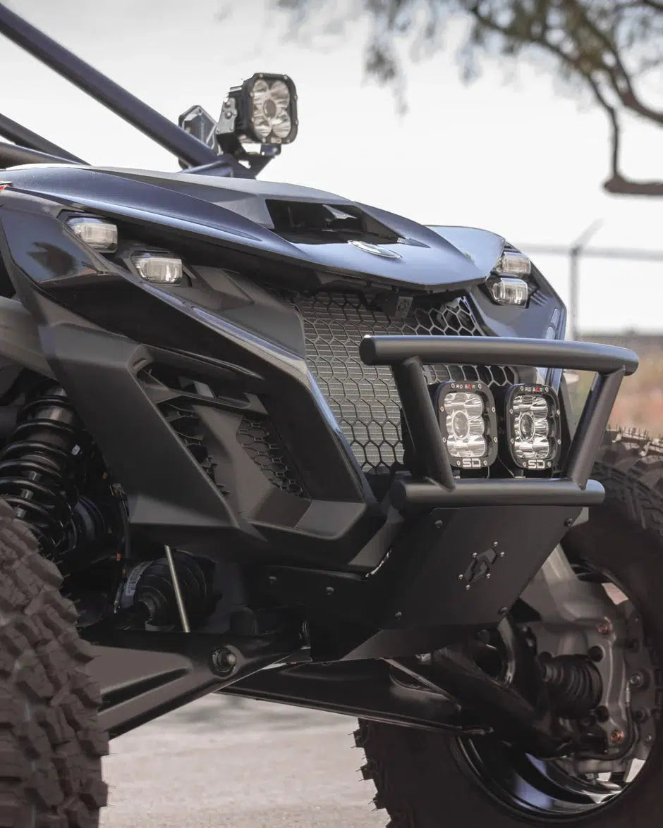 MAVERICK R FRONT BUMPER-Bumper-Geiser-Black-Black-Black Market UTV