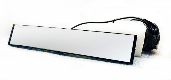 Treal Performance| Curved UTV Rear View Center Mirror w/ LED Light-LIGHTS-Treal Performance B2B-9"-Black Market UTV