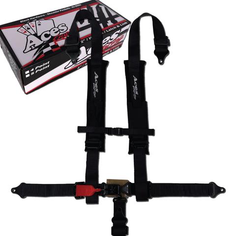 Elite 5 Point Harness with Ez Adjusters-Harness-Aces Racing-Black Market UTV