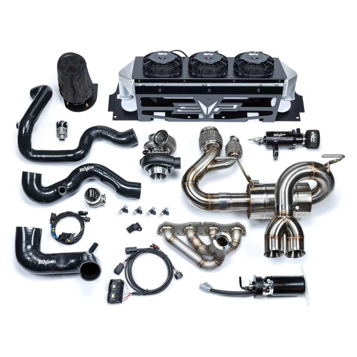 EVP Paragon P54 Turbo Systems for Polaris RZR Pro R-Turbo System-EVP-P54-330 Turbo System (High Compression)-Black Market UTV