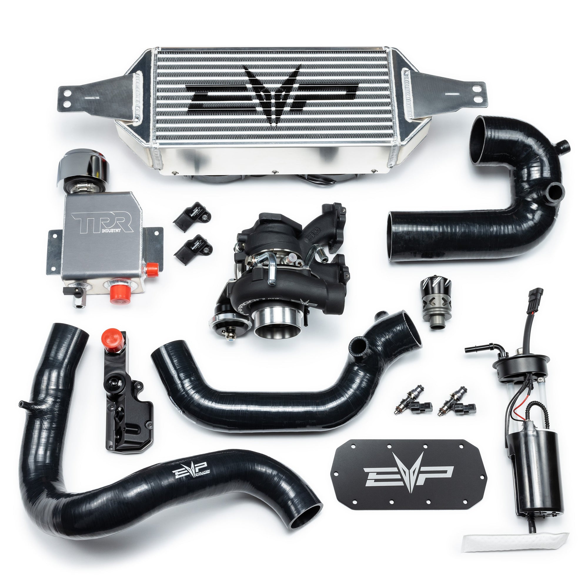 EVP Paragon P50-350 Turbo System for 2019-'21 Polaris RZR XP Turbo/S With Fuel Pump Control Module (OEM ECU)-Turbo System-EVP-Black Market UTV