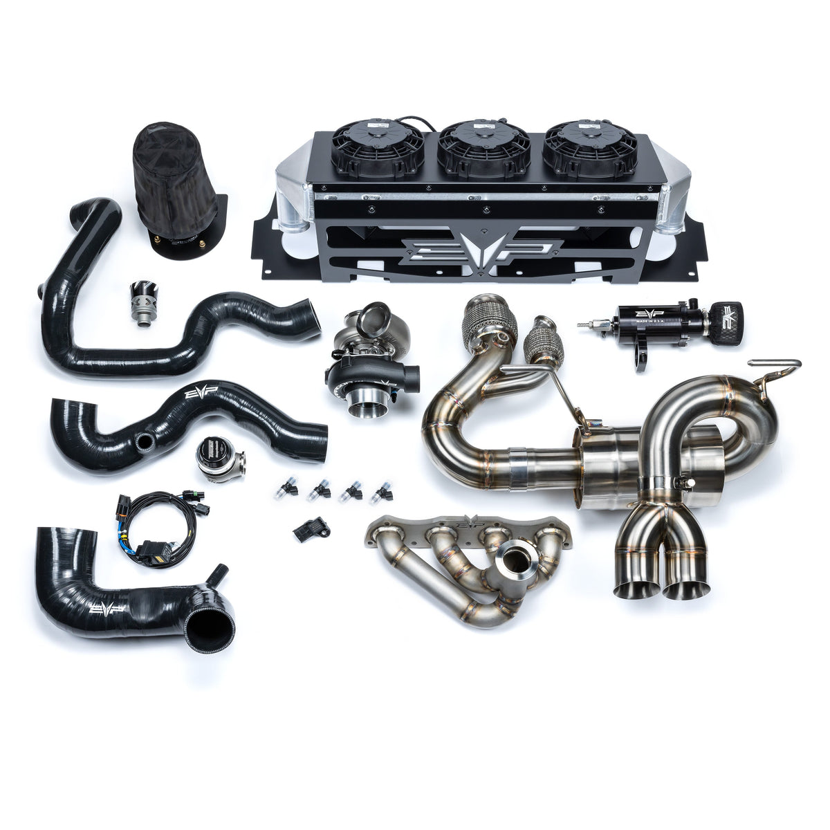 EVP Paragon P54 Turbo Systems for Polaris RZR Pro R-Turbo System-EVP-P54-330 Turbo System (High Compression)-Black Market UTV