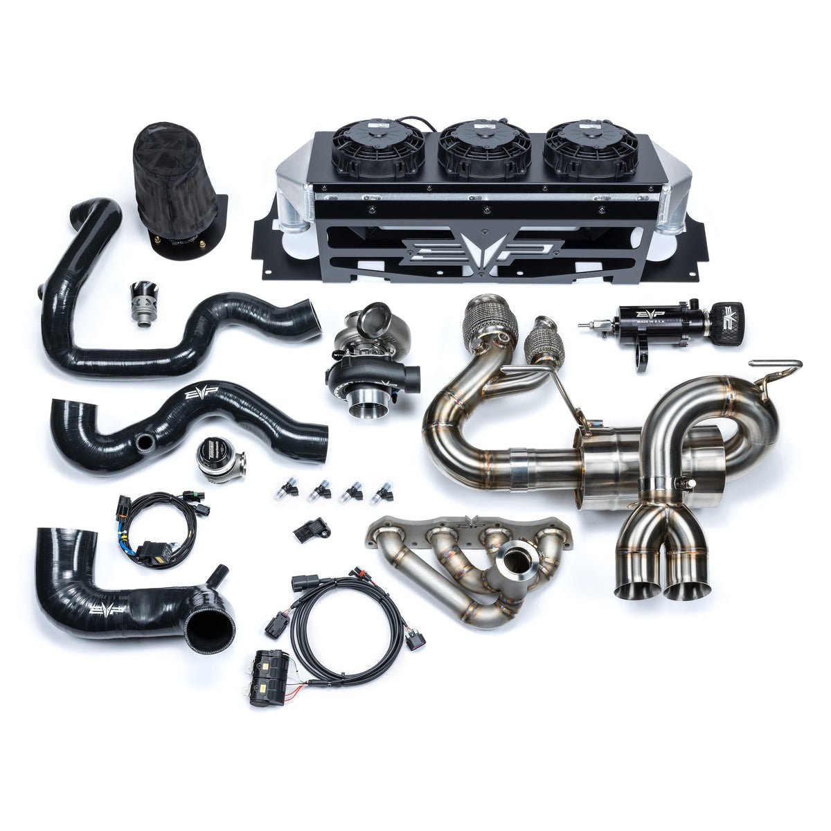 EVP Paragon P54 Turbo Systems for Polaris RZR Pro R-Turbo System-EVP-P54-330 Turbo System (High Compression)-Black Market UTV