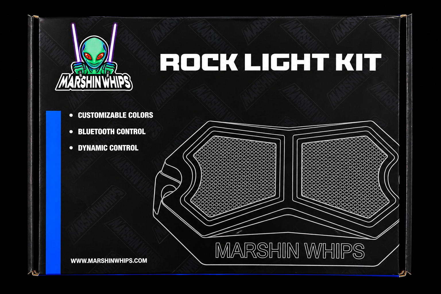 Rosewell X-1 Rocklights x8 (Kit)-Rock Lights-Marshin Whips-Black Market UTV