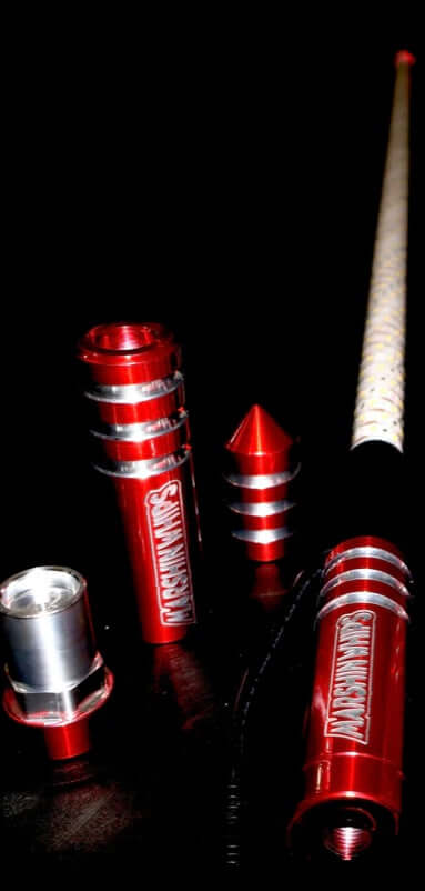 GAME CHANGER - LOLLYPOP RED (SINGLE)-Marshin Whips-2 FT-RED-Black Market UTV