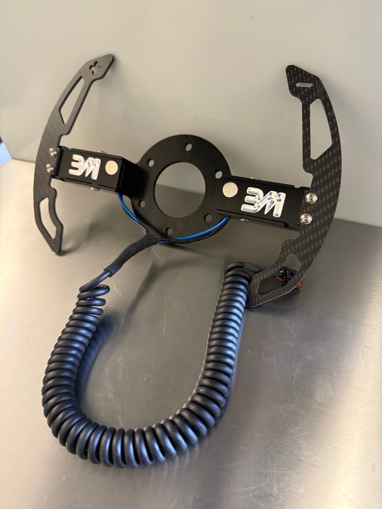 Carbon Fiber Paddle Shifter for 6 Bolt Steering Wheel-Black Market UTV Dealer-black-Black Market UTV