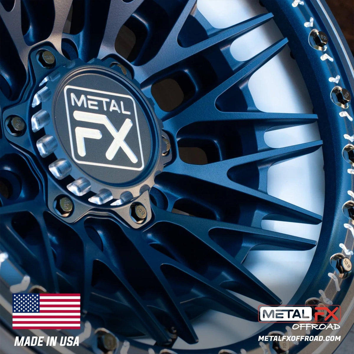 FANG 6R | FORGED 3-PIECE | BEADLOCK-Wheels-Metal FX Offroad-15x8 | -13mm/3.5+4.5 | 6x139.7-Black Market UTV