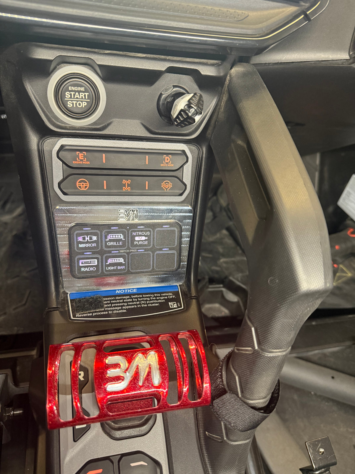 Maverick R Switch Pro (SP-9100) Mount-Black Market UTV-Plastic-Black Market UTV