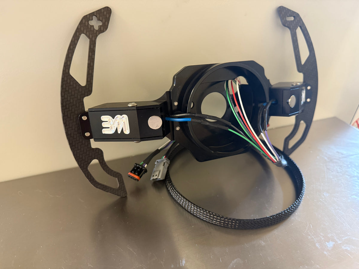 Can Am Maverick R - Carbon Fiber Paddle Shifter-Black Market UTV-Raw Aluminum-Black Market UTV