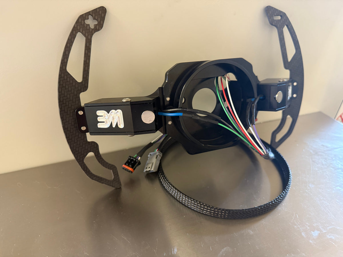 Can Am Maverick R - Carbon Fiber Paddle Shifter-Black Market UTV Dealer-Raw Aluminum-Black Market UTV